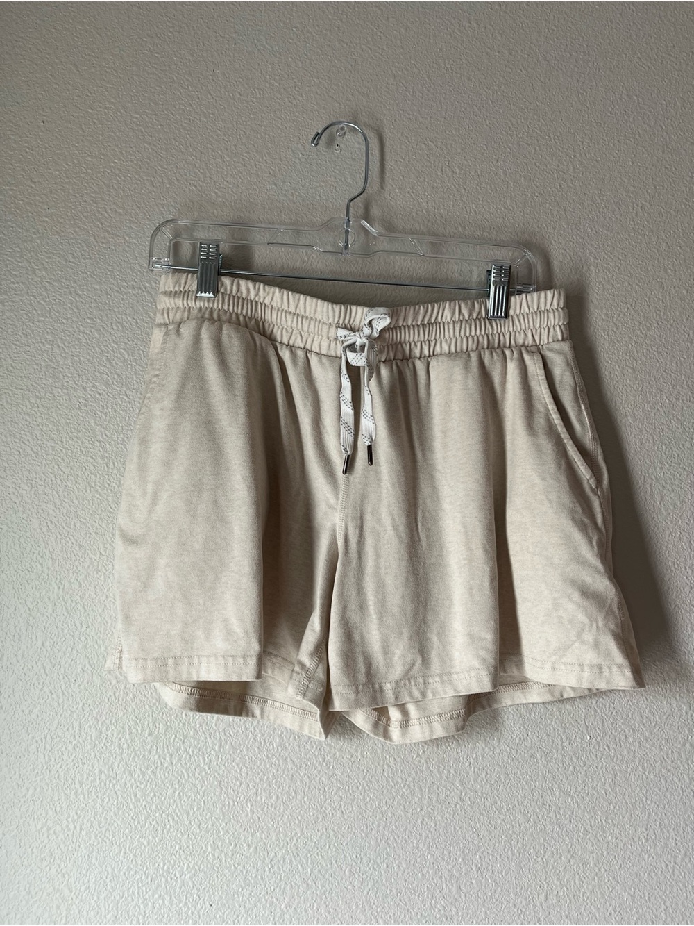 Pacific Trail Women's Cream Drawstring Athletic Shorts